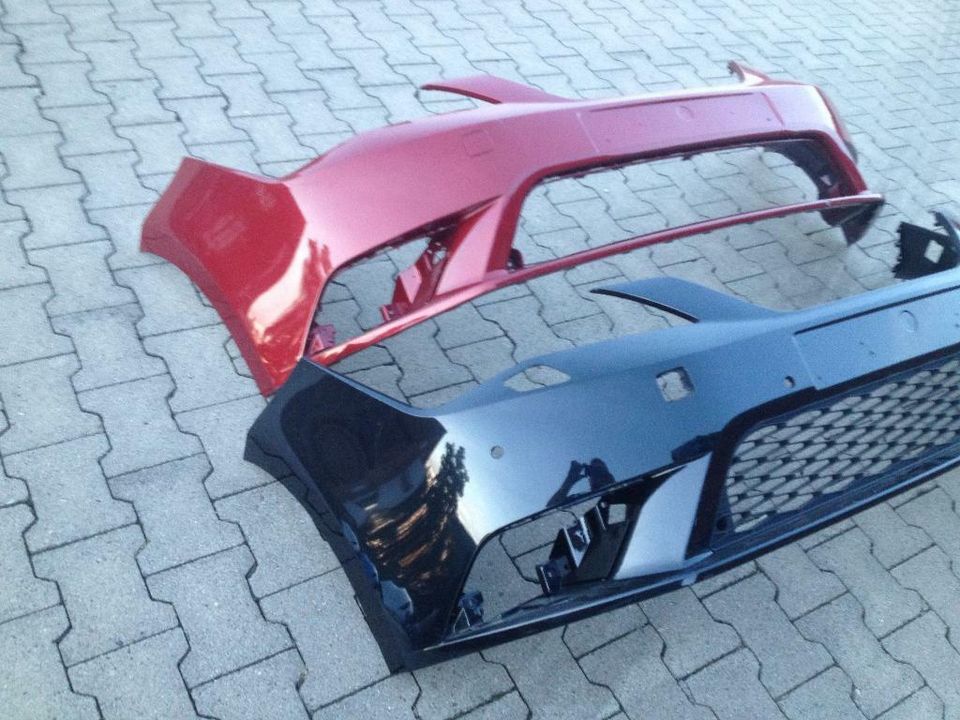 Seat Leon 5F original Stoßstange vorne 5F0807221 ab 13-17 schwarz in Osnabrück