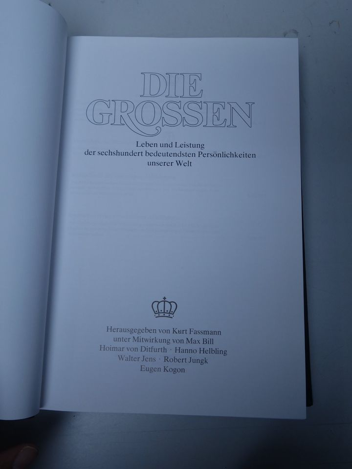 Bücher "Die Großen" 24 Bände 65772-110 in Weilrod 