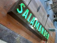 Alte Leuchtreklame SALAMANDER Werbung 70er Ladenschild Baden-Württemberg - Mannheim Vorschau