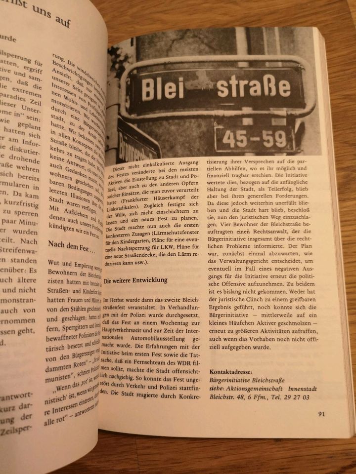 Bürgerinitiativen in Frankfurt 1978 Stadtgeschichte in Wölfersheim