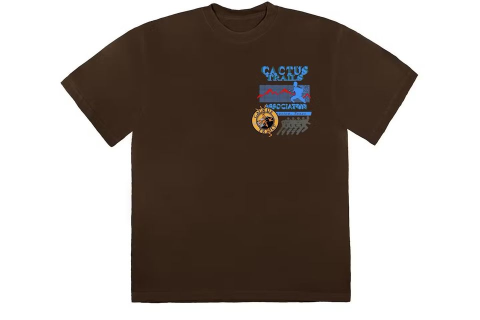Travis Scott Cactus Trails Assn T-Shirt Brown Size L in Gelsenkirchen