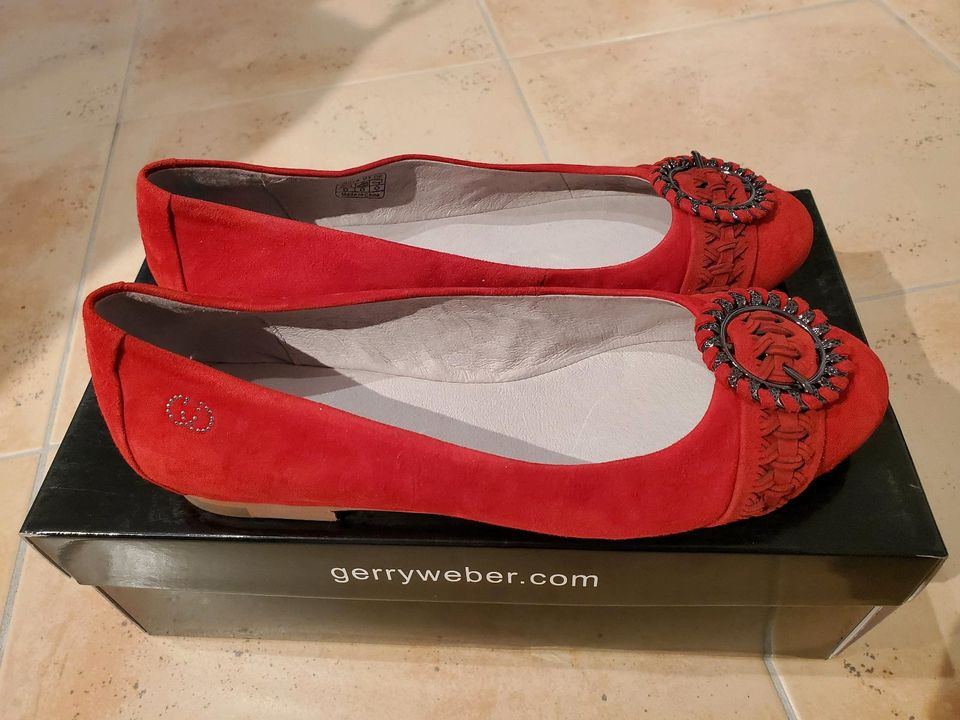 Rote Ballerinas von Gerry Weber, Gr. 38 NEU in Hamburg