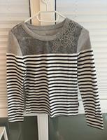 Marc Cain Sports | Pullover | grau, weiß | Gr. 36/S Niedersachsen - Vechta Vorschau