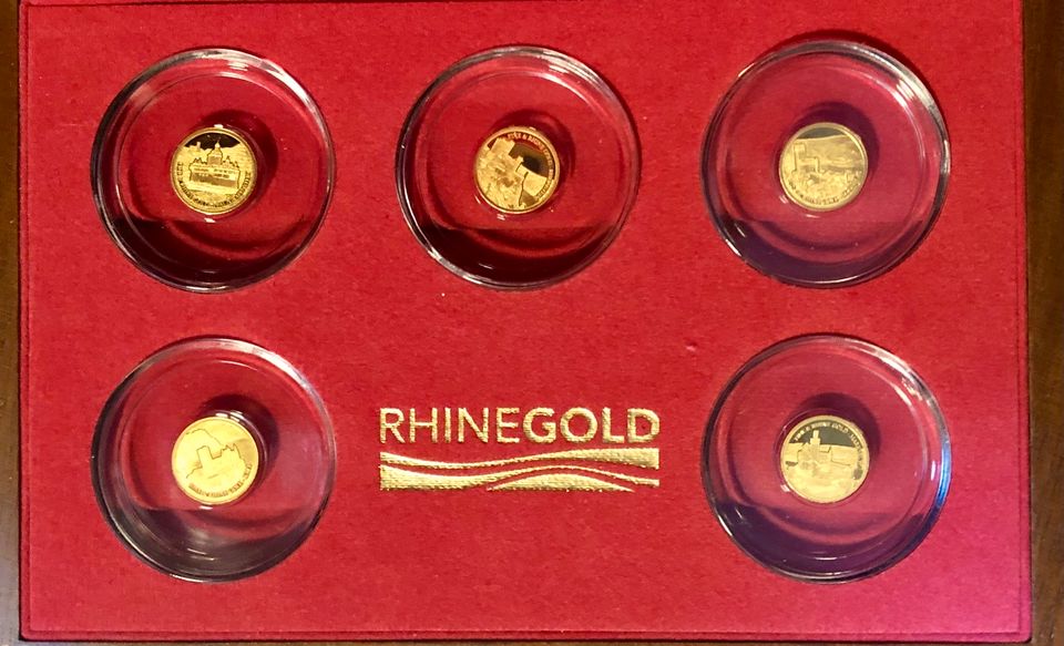 Rheingold Münzen zusammen 1/10unze in Köln