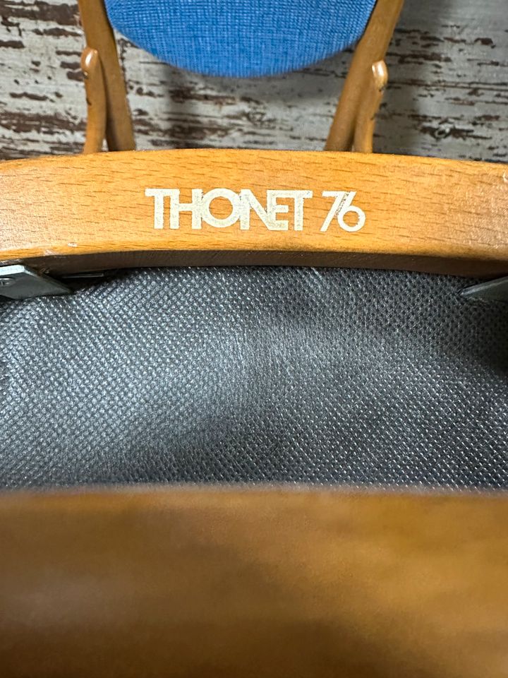 Deutsche 4 x Esszimmerstühle von Thonet 76, 1979 in Frankfurt am Main