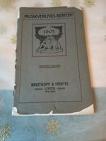 Musikverlagsbericht 1905 Sachsen-Anhalt - Aken Vorschau