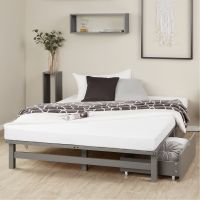 Bett Holzbett Futonbett Doppelbett Holz Grau 140x200 NEU 038-Mü München - Allach-Untermenzing Vorschau