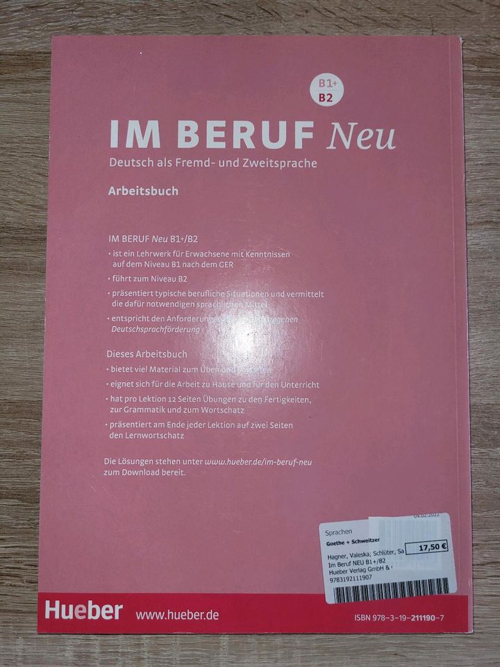 Neu im Beruf B1+ B2 Deutsch als Fremdsprache in Bonn