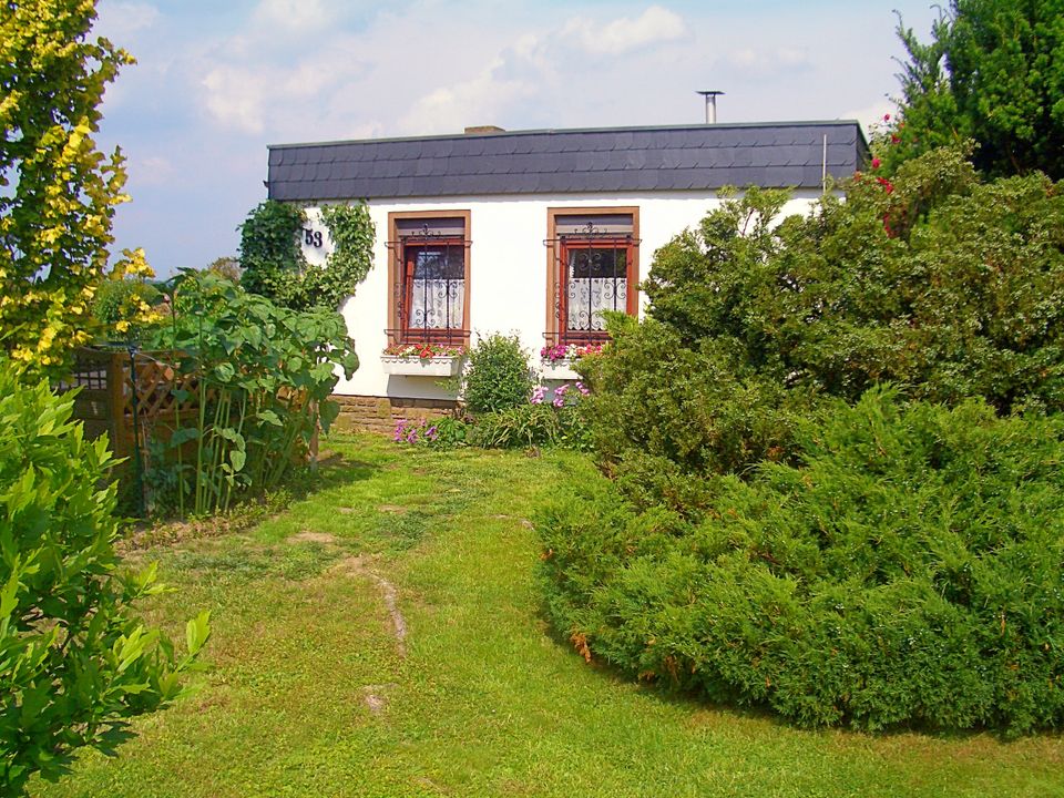 Eigentumsgarten mit Bungalow in Grimma