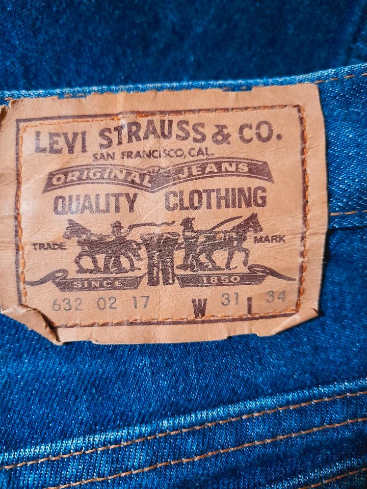 Levis Levi's Jeans orange Tab 31 x 34 vintage 632 in Weilrod 
