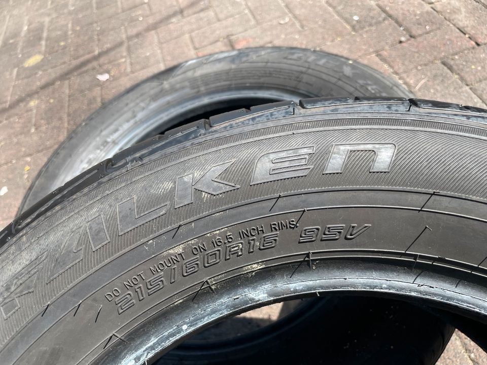 2stück 215/60R16 95V FALKEN SOMMER DOT4623 in Stockstadt a. Main