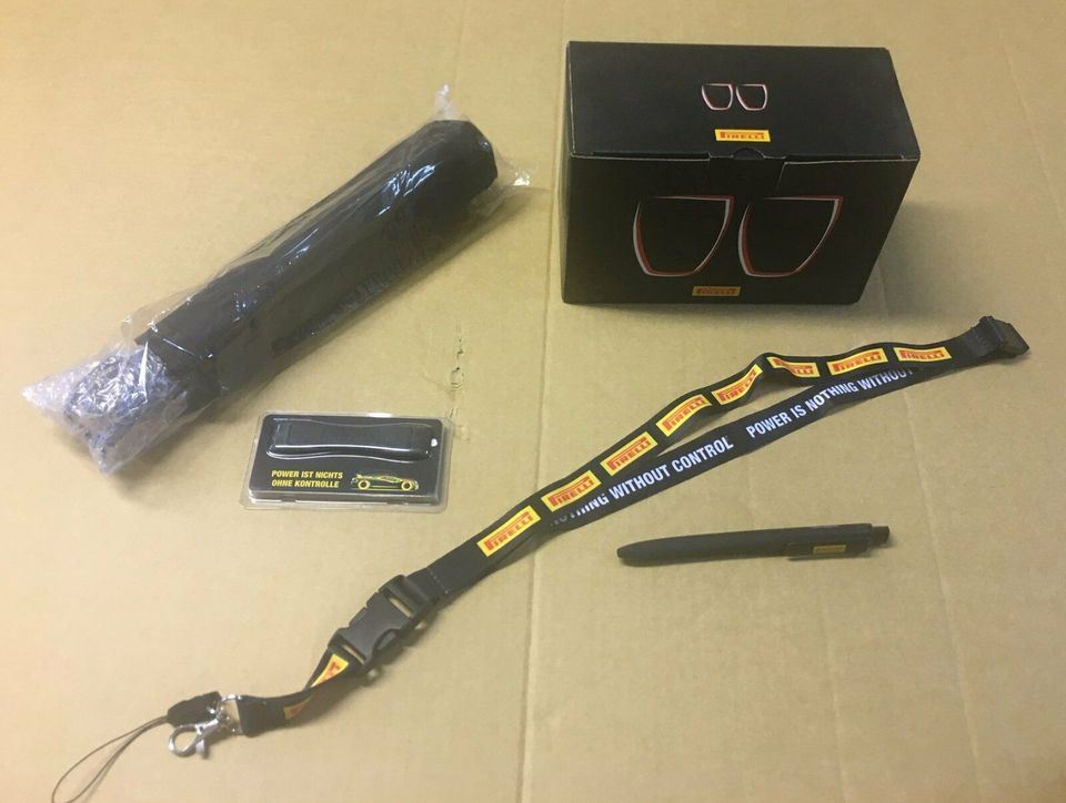 Pirelli DTM F1 VIP Set NEU Schirm Handyhalter Gläser Lanyard Kuli in Gelsenkirchen