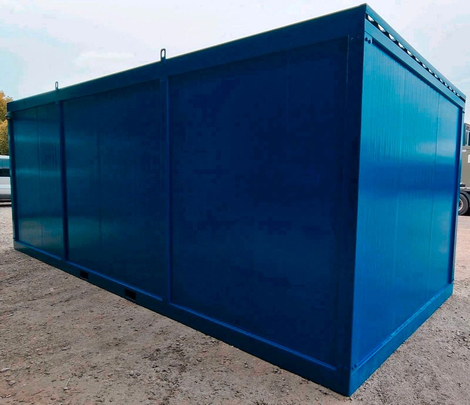 Sozialunterkunft - Containermodul 7 x 3 x 2,7 Meter - Schlafraumlösung Containerunterkunft Wohncontainer Sozialwohnung Schlafcontainer Containeranlage Containerlager Sozialprojekt Tiny House Wohnraum in Brunnen