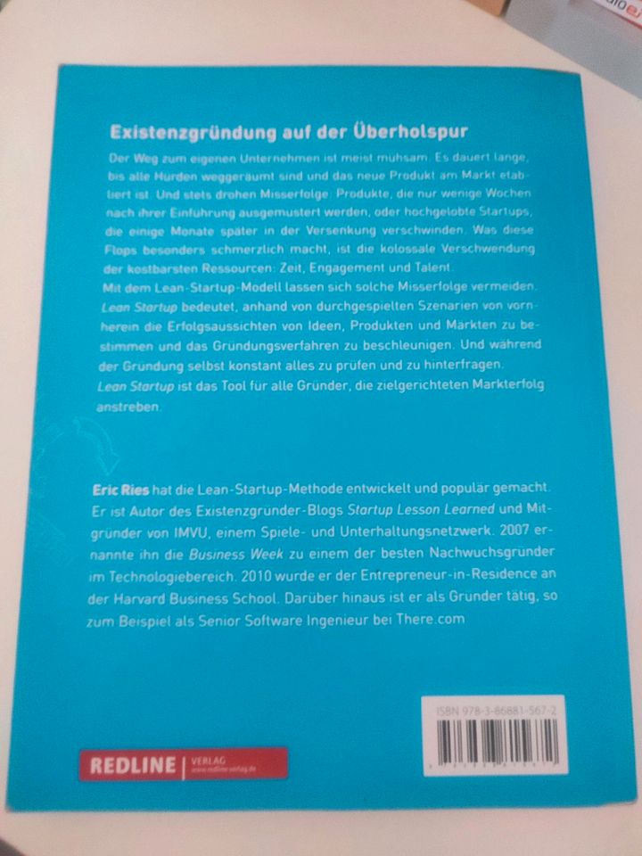 Buch: Lean Startup, deutsch, 6. Auflage in Berlin