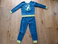 Plüsch Pyjama  Schlafanzug Gr. 134/140 blau Dinosaurier Jungen Bayern - Augsburg Vorschau