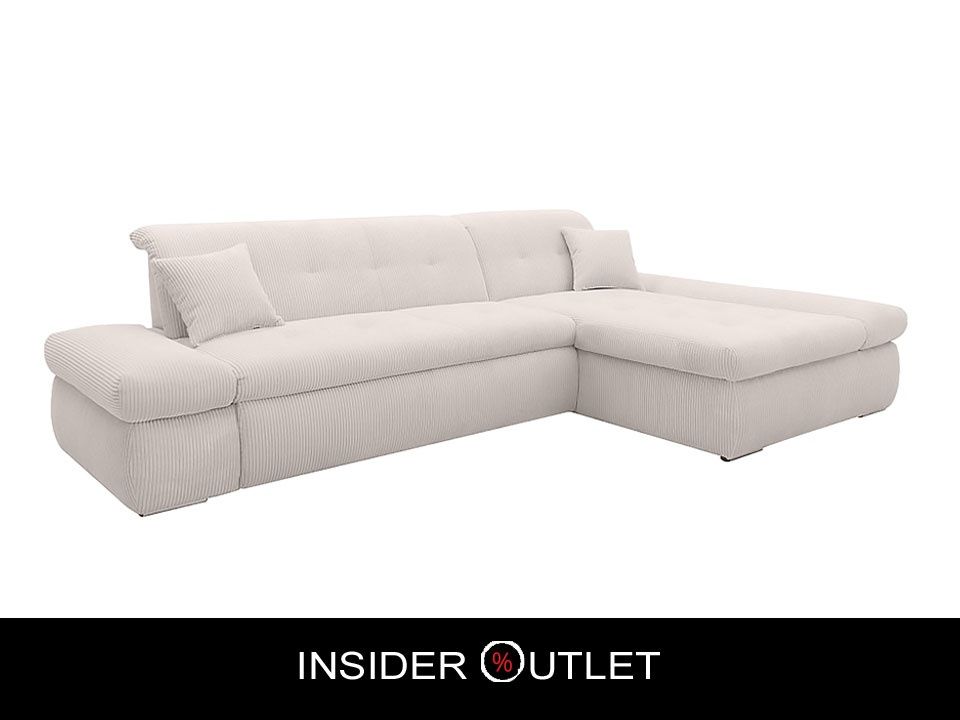 Ecksofa Cord Beige 300x172cm Schlaffunktion Cordsofa Schlafsofa in Köln