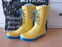 Neue gelbe Viking Damen Retro Logg Gummistiefel Größe 42 in OVP Saarland - St. Wendel Vorschau