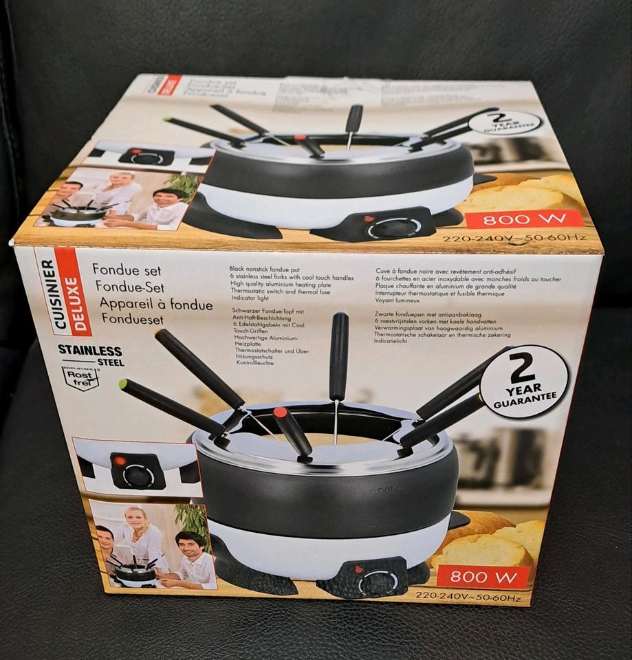 Fondue Set DELUXE neu u. unbenutzt 800W in Niedersachsen - Niedernwöhren |  eBay Kleinanzeigen ist jetzt Kleinanzeigen