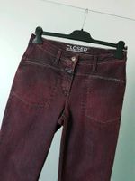 Closed Jeans Größe 40 bordeauxrot/Flieder bein weit Nordrhein-Westfalen - Oberhausen Vorschau