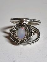 NEU eleganter, solider 925 Sterling Silber Ring mit weißem Opal Leipzig - Dölitz-Dösen Vorschau