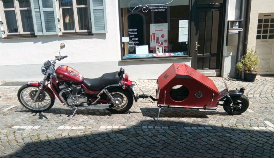 Intruder, Gespann, Motorradanhänger, Suzuki VS 800 Chopper in Friedberg