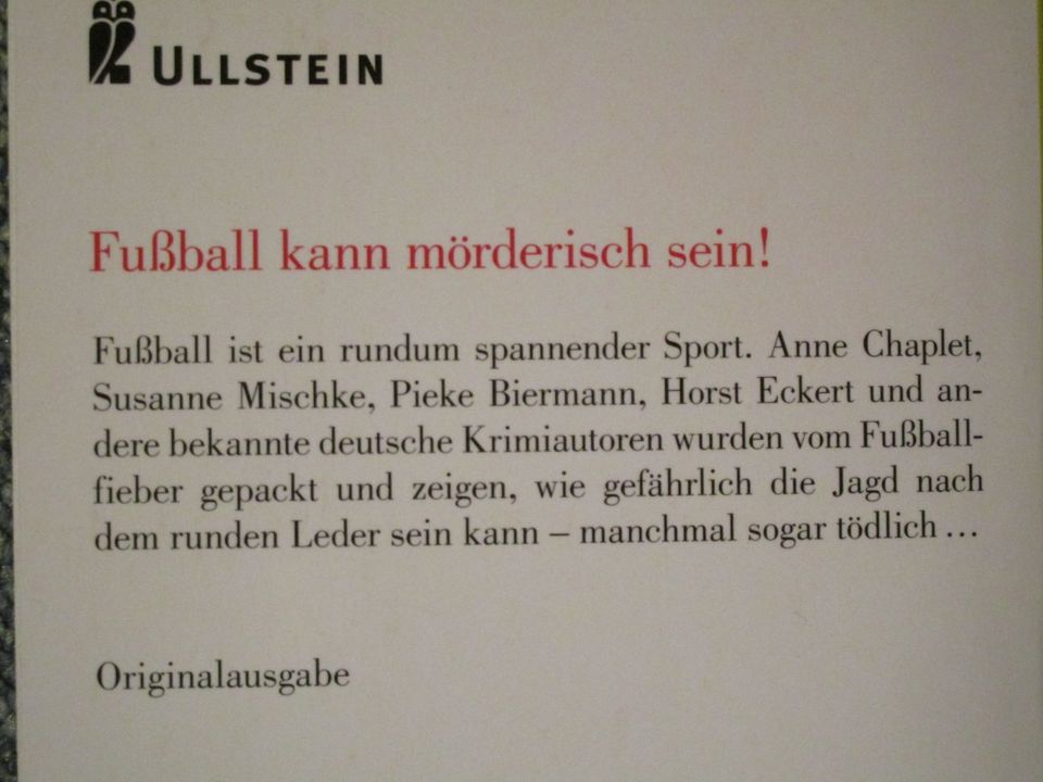 Tödliche Pässe 12 Fußballkrimis Fußballbuch in Ober-Mörlen