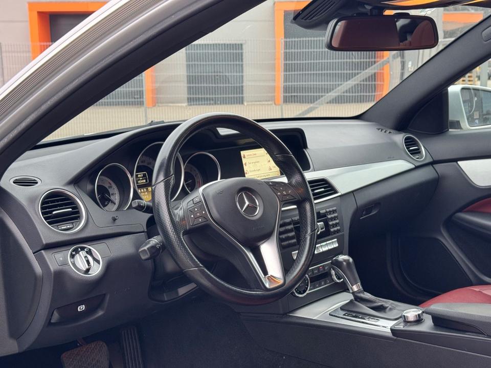 Mercedes-Benz C 180 CGI Coupe BE 7G Panorama ILS Leder COMAND in Erbach