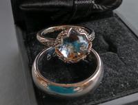 ❤️ THOMAS SABO SILBER RINGE 925 TOPAS HELLBLAU ZIRKONIA GR 54 ❤️ Brandenburg - Prenzlau Vorschau
