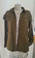 Zara Bluse/Überzieher/Jeansbluse XS/S in khaki mit Rüschen Rheinland-Pfalz - Trier Vorschau