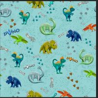 Jersey Dinomania Dinosaurier Allover in Mint Hessekinner Nordrhein-Westfalen - Herne Vorschau