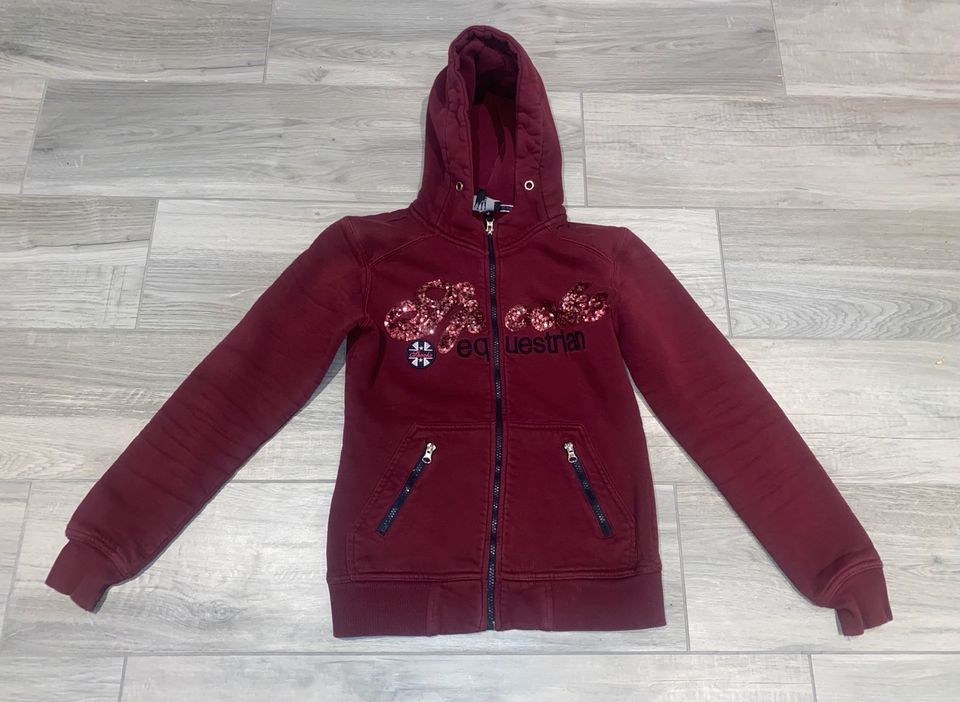 Spooks Reitjacke Sweatjacke bordeaux S in Essen