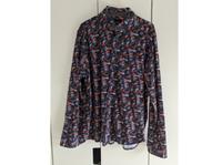 ENGBERS Freizeithemd, Slim Fit XL 43/44 Jeans-Look, Batik-Muster, Hessen - Limburg Vorschau