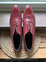 Asos spitze Anzug Schuhe Budapester rot, 2yk Friedrichshain-Kreuzberg - Friedrichshain Vorschau