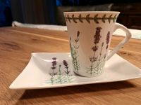 Kaffeetasse mit Untersetzer Lavendel Niedersachsen - Tespe Vorschau