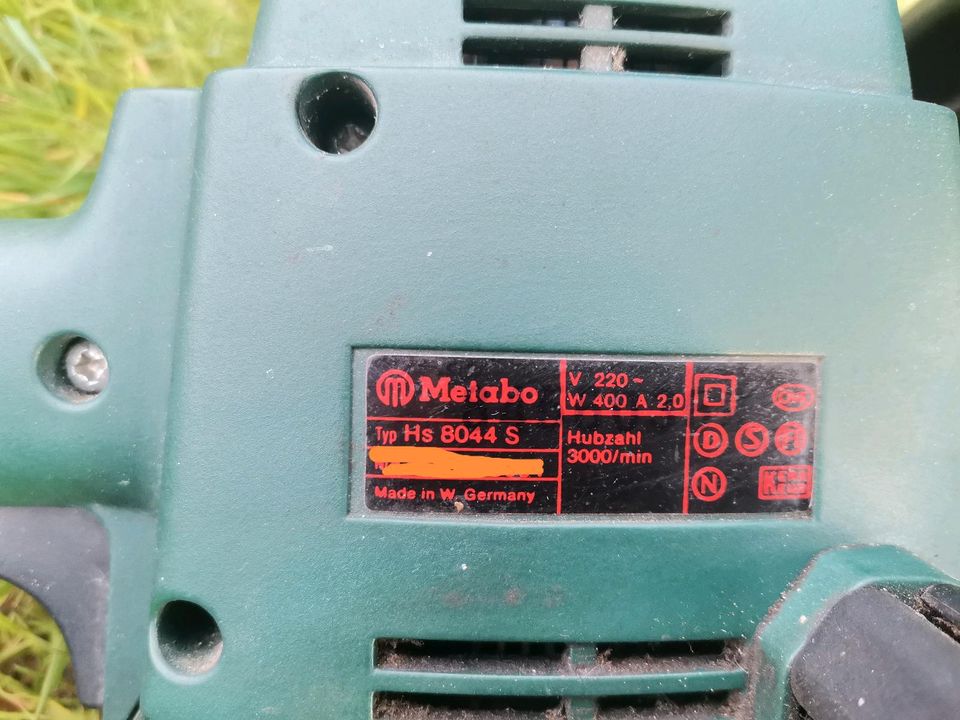 Elektrische Heckenschere Metabo HS8044 S 400 Watt in Kiel