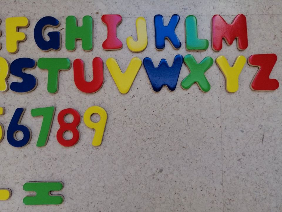 beluga 70333 ❤ Holz Buchstaben + Zahlen für Magnettafeln in Bernhardswald