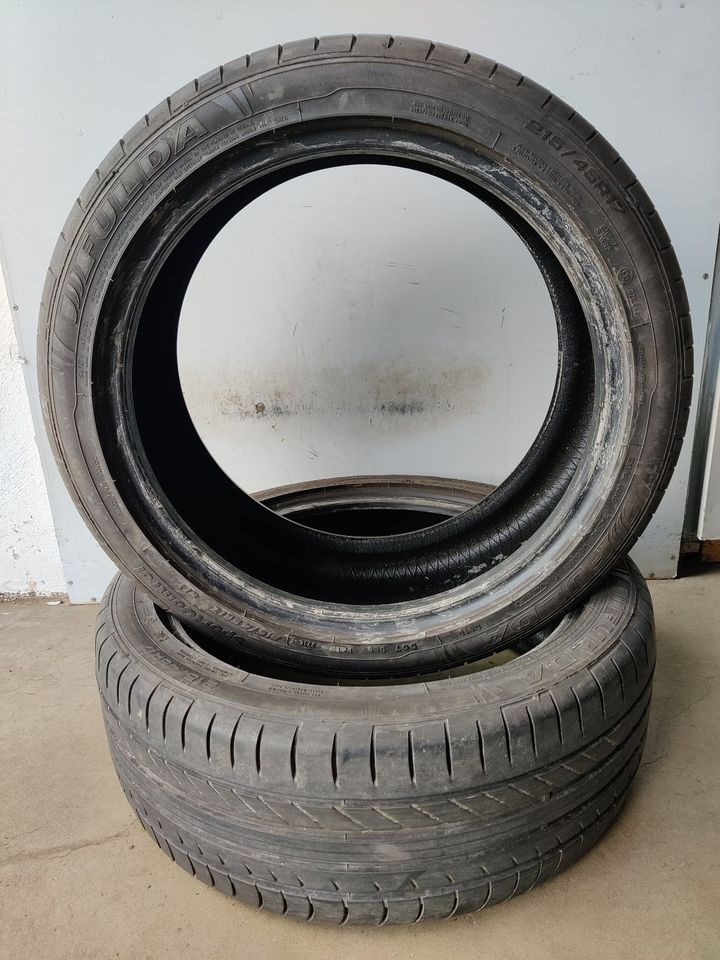 2 x Fulda SportControl 215/45 R17 91Y SOMMERREIFEN 6,8mm C573 in  Nordrhein-Westfalen - Kall | Reifen & Felgen | eBay Kleinanzeigen ist jetzt  Kleinanzeigen