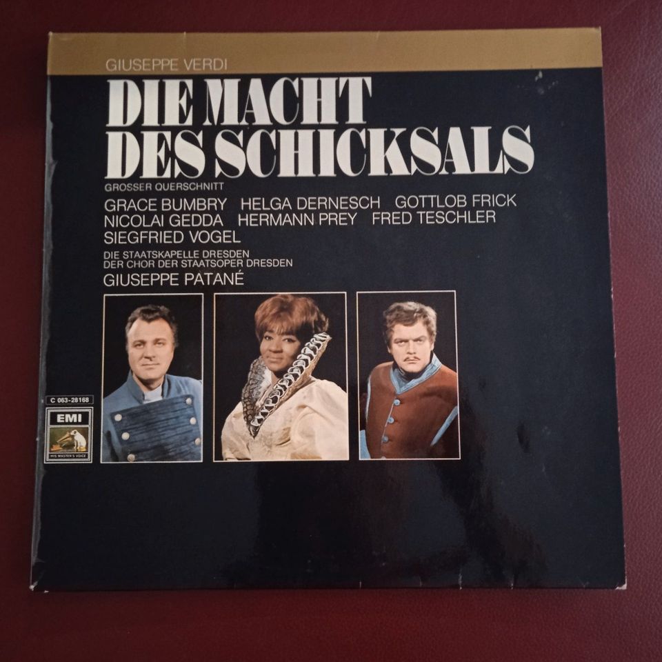 Vinyl / Schallplatte GIUSEPPE VERDI "Die Macht des Schicksals" in Leipzig