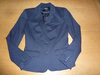 "ONLY" BLAZER - GR. S - BLAU MIT NADELSTREIFEN - POLYESTER+ELASTH Düsseldorf - Eller Vorschau