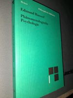 Edmund Husserl Phänomenologische Psychologie Philosophie Berlin - Pankow Vorschau