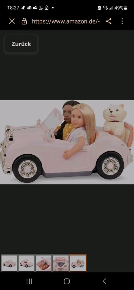 Verkaufe ein Cabrio für Puppen von Our Generation. in Iserlohn