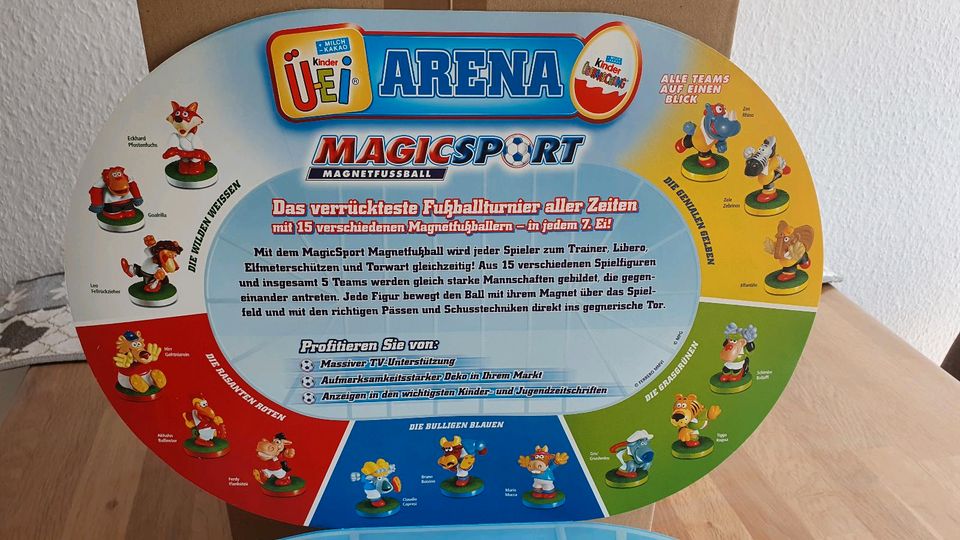 Ü Ei Arena Magnetfussball WM 2006 Diorama rar Magic Sport in Halberstadt