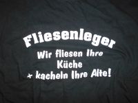 Herrenshirt T-Shirt mit Spruch "Fliesenleger" Gr. L Sachsen-Anhalt - Tanne Vorschau