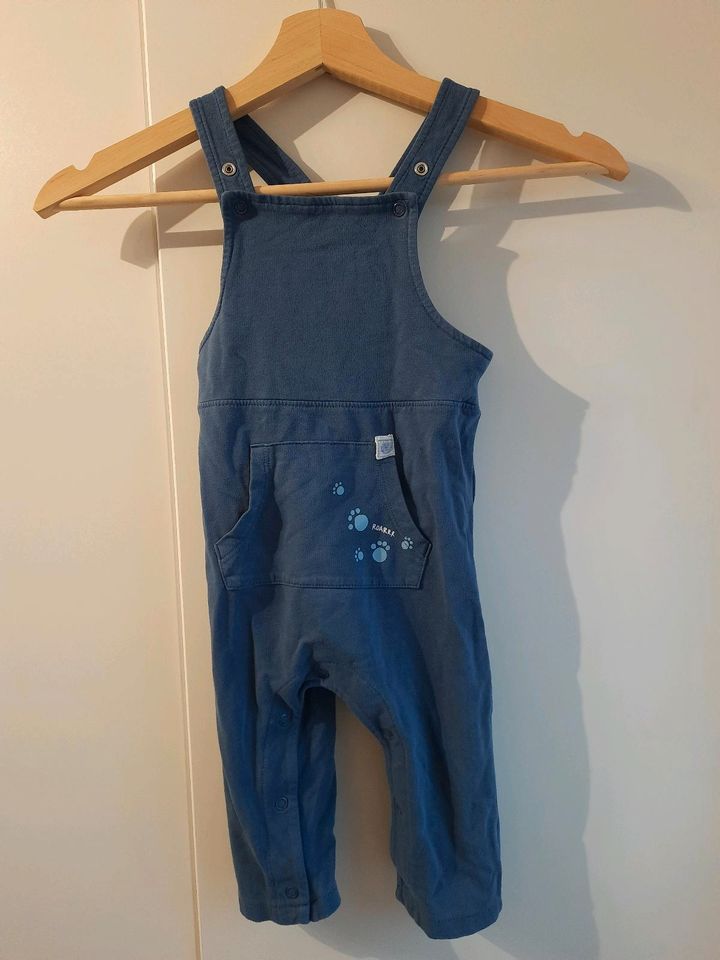 Blaue Latzhose Gr. 74/80 in Herzebrock-Clarholz