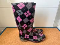 Cooler City und Freizeit Gummistiefel PVC 40 schwarz grau pink Niedersachsen - Cuxhaven Vorschau