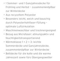 4 Jahreszeiten Bettdecke 155x220 Übergröße  2 x Niedersachsen - Vechelde Vorschau