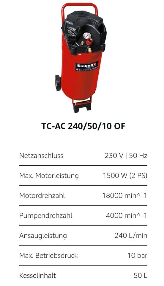 Kompressor zu vermieten in Werther (Westfalen)