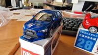 Modellauto Mitsubishi Evo 10 in 1/41 in blau Baden-Württemberg - Murr Württemberg Vorschau