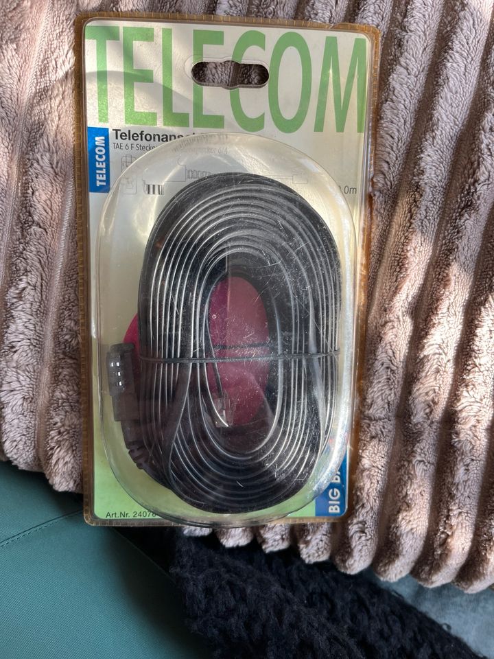 Telefonanschlusskabel von Telecom 20m, neu in Berlin