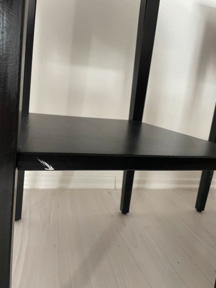 Ikea Hemnes Ablagetisch Nachttisch schwarz in Lohmen